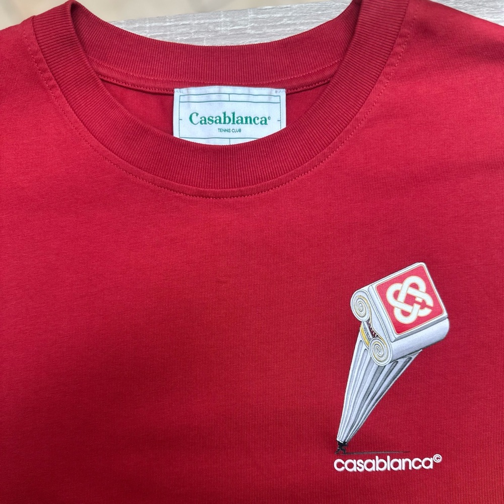 CASABLANCA T-SHIRT SZ: LARGE